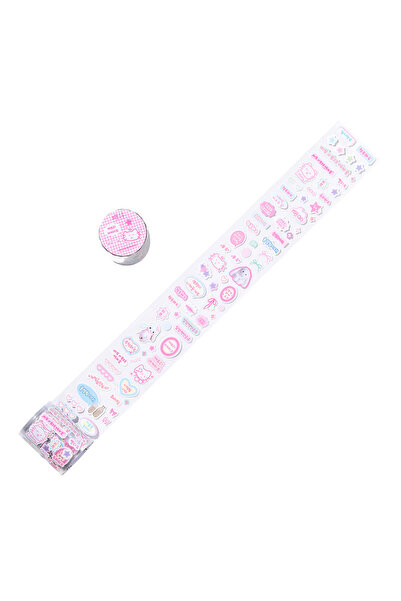 Choice3 1 1 شريط لاصق مقطوع بنمط كرتوني بسيط، دفتر يوميات لطيف برسومات جرافيت...