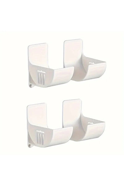 Choice1 White-4pcs 4-pack Punch-free Storage Rack Kitchen Plastic Wrap Garbag...