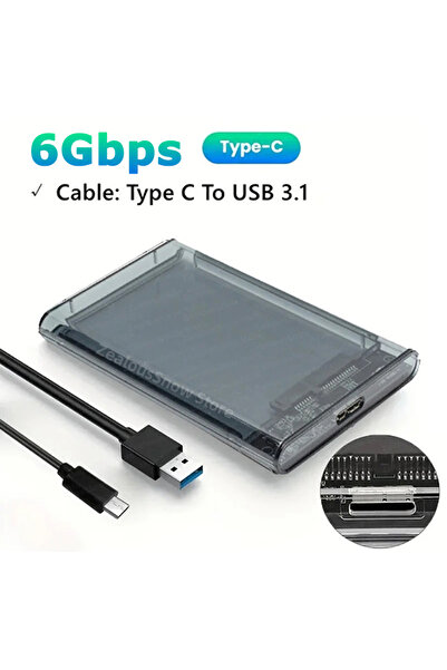 Choice3 Type C to USB3.1 Gr USB 3.0/Type C HDD Enclosure 2.5 inch SATA SSD Ex...