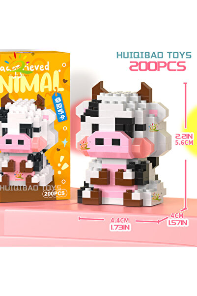 Choice15 ١٦ قطعة مع صندوق، نموذج بناء صغير لطيف لحيوان أليف من هويكيباو، بطري...