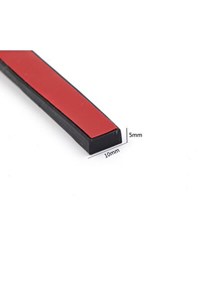 Choice3 50CM 5x10mm 50cm Silicone Anti-collision Strip Black Self Adhesive Hi...