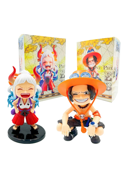Choice5 بانداي قطعتان مع علبة، 13 سم، شخصيات أنمي ون بيس، إيس وياماتو، مجسمات...
