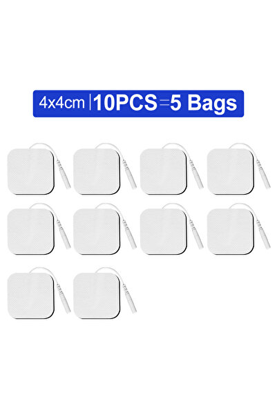 Choice3 ١٠ قطع (٥ عبوات) ٤×٤ سم، ١٠/٢٠ قطعة من وسادات الأقطاب الكهربائية، وسا...