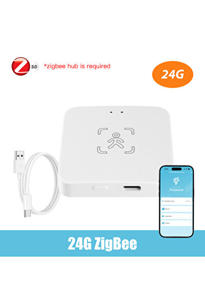 Choice5 مستشعر ذكي لكشف وجود الإنسان بتقنية ZigBee 24G Tuya WiFi /Zigbee، يعم...