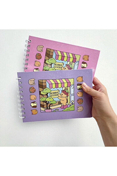 Choice1 كتاب تلوين بوبي جود (قطعتان) باللونين البنفسجي والوردي، مناسب للبالغي...