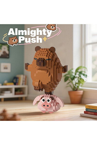 choice2 مجموعة مكعبات بناء "كابيبارا" من شينلو تيان تشنغ - نموذج خنزير غينيا ...