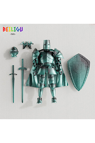 Choice فارس أخضر من العصور الوسطى، متعدد الحركات، مجسمات حركة يمكنك تركيبها ب...