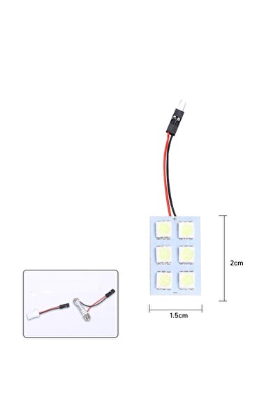 Choice5 لوحة إضاءة LED بيضاء بستة مصابيح LED، تدعم 6/9/12/15/18/24/30/36/48 S...