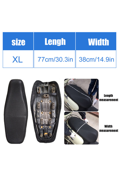 Choice1 XL AUTCOAT 1Pcs Breathable 3D Mesh Motorcycle Moped Motorbike Scooter...