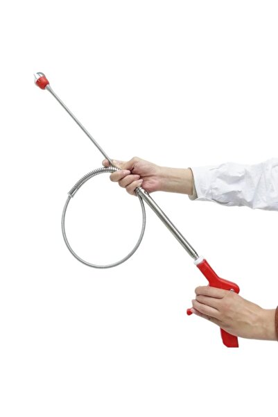 Choice4 مكبس تنظيف أنابيب حوض المطبخ (إصدار مطور) بطول 130 سم، مزود بأداة لتس...