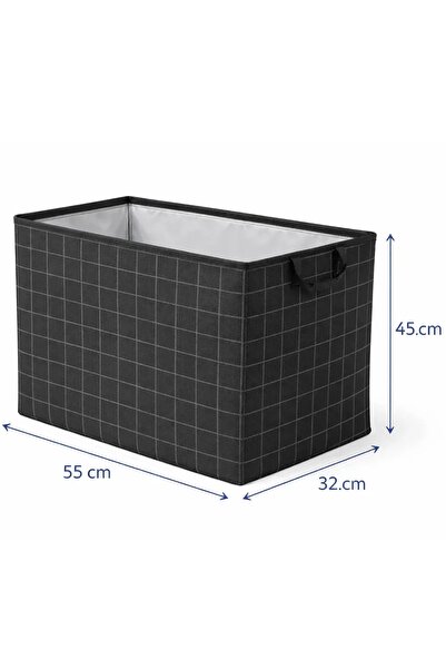 Thirty Three Design Laundry storage basket, clothes, foldable, textile materi...