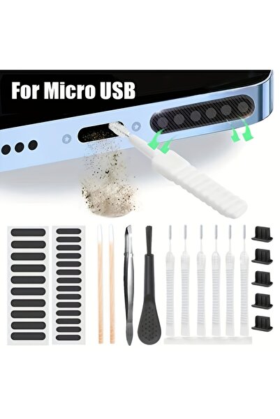 choice2 مجموعة أدوات تنظيف منفذ سماعة الهاتف العالمي من 66 قطعة لإزالة الغبار...