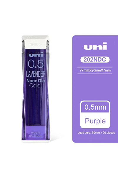 Choice4 أقلام رصاص ميكانيكية ملونة من نوع Uni Nano Dia Color 202NDC باللون ال...