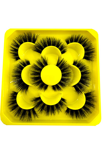 Choice4 5pairs-W019 YDCG New Fluffy long lashes 3D Faux Mink Lashes Natural F...