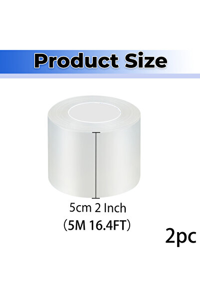 Choice1 شريط عازل شفاف للنوافذ ضد العوامل الجوية، مادة مانعة للتسرب لعزل فجوا...