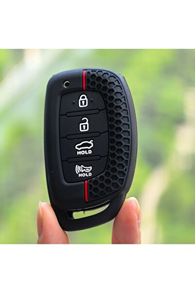 choice2 سلسلة مفاتيح سيليكون D لسيارات هيونداي Ix35 جراند I10 إلنترا 2017 توس...