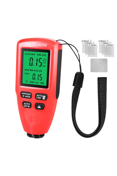 Choice1 جهاز قياس سمك طلاء السيارات HW300MINI-R HW-300، نطاق القياس من 0 إلى ...