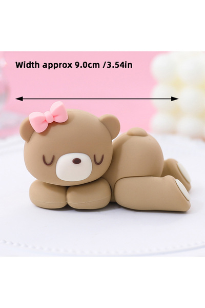 Choice14 Bear 1 New Bear Cake Topper Trojan Bear, Pink Blue Letters BABY for ...