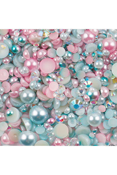 Choice26 مزيج عشوائي 10 غرام من راتنج الجيلي المسطح ذي اللون الأسود اللامع، خ...