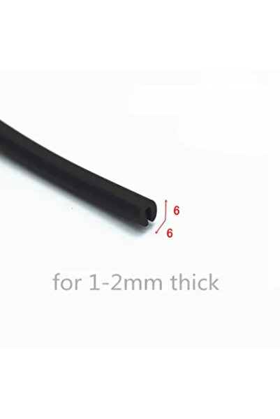 Choice28 1meter U round bottom 2mm U Strip Edge Shield Encloser Bound Glass M...