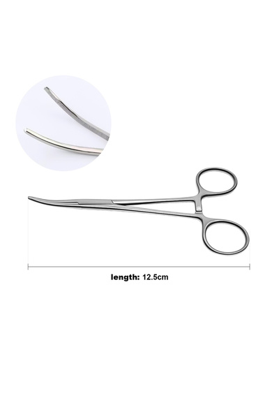 Choice6 ملقط جراحي للأوعية الدموية منحني من الفولاذ المقاوم للصدأ من TJDent، ...