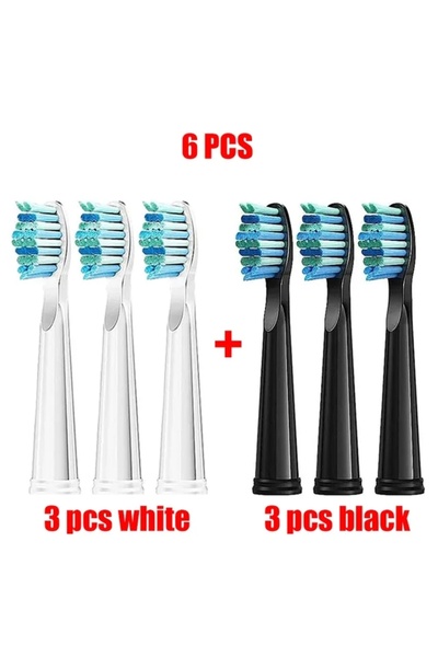 Choice6 6 pcs comb Replacement Brush Heads For Seago For Fairywill FW-507/508...