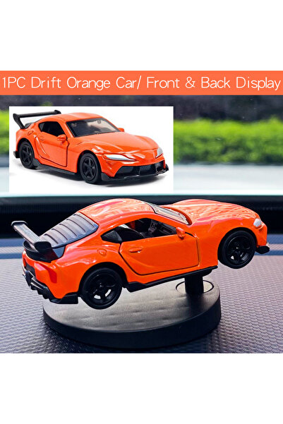 Choice5 Orange Drift Drift Car dashboard toy model swing turning cool sports ...