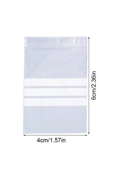 choice2 4x6cm 100pcs/lot Diamond Painting Glued Stone Sealing Bag Clear Plast...