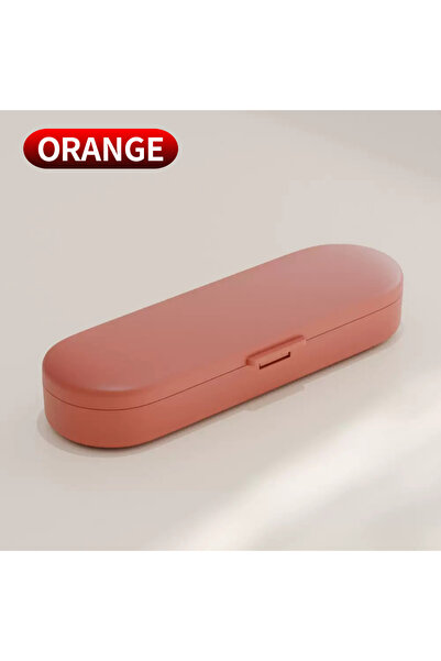 Choice4 علبة أدوية صغيرة برتقالية اللون، عملية ومريحة، مناسبة للسفر، محمولة، ...