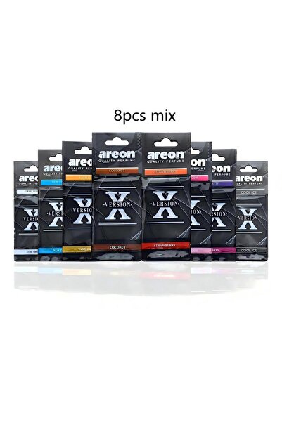 Choice15 مجموعة من 8 قطع متنوعة من معطرات جو السيارة عالية الجودة [شكل X]، وا...