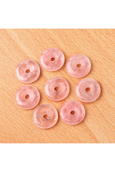 Choice12 14mm-1pc Rose quartz 12-16mm Peace Buckle Natural Stone Crystal Agat...
