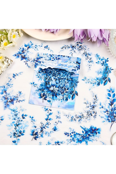 choice2 B TIANZI 20/120 pcs Plants Flowers Leaf PET Sticker pack Decor Scrapb...