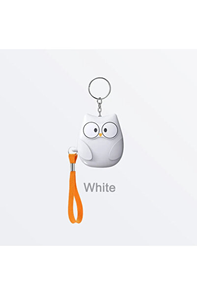 choice2 جهاز إنذار للدفاع عن النفس أبيض اللون، جهاز إنذار سلسلة مفاتيح ، صفار...