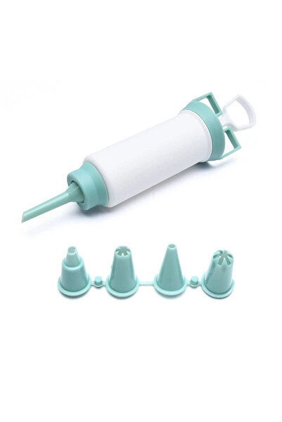 Choice Green Cream Piping Syringe Cupcake Filling Injector Cake Cream Pastry ...