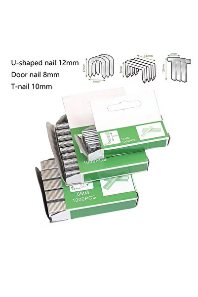 choice2 3pcs 1000Pcs Nail Shaped Stapler For Wood Furniture Household Use Int...