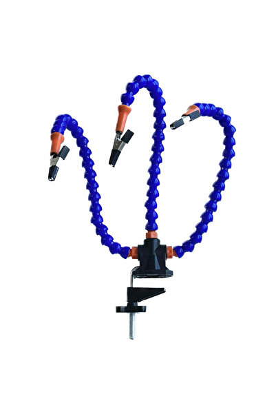 Choice5 3 Arms Blue Soldering Helping Hand Tool Table Clip Third Hand Solderi...