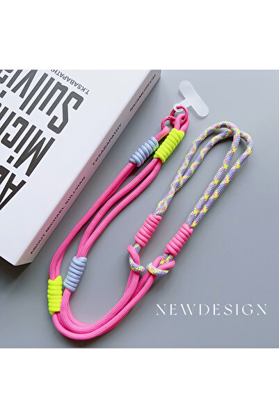 Choice6 حبل تعليق للهاتف مصنوع من بوليستر /النايلون، قابل للفصل والتعديل، منا...