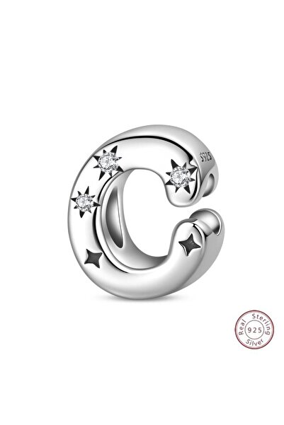 choice2 PAC1957-C 925 Sterling Silver 26 Alphabet A-Z Charms Star Letter Bead...