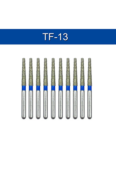 Choice49 10 قطع من مثاقب TF-13 الماسية من نوع Tomenty Dental Diamond Bur FG ب...