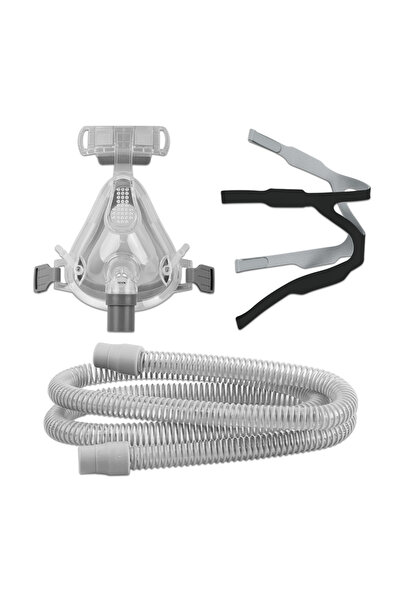 choice2 قناع وجه كامل عالمي من النوع 3 مزود بفتحات، مناسب لأجهزة ضغط مجرى اله...