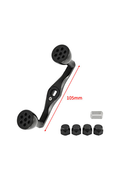 Choice5 4 مقابض بكرة صيد قوية من سبائك الألومنيوم CNC، طراز YJA210F02 EKFan، ...