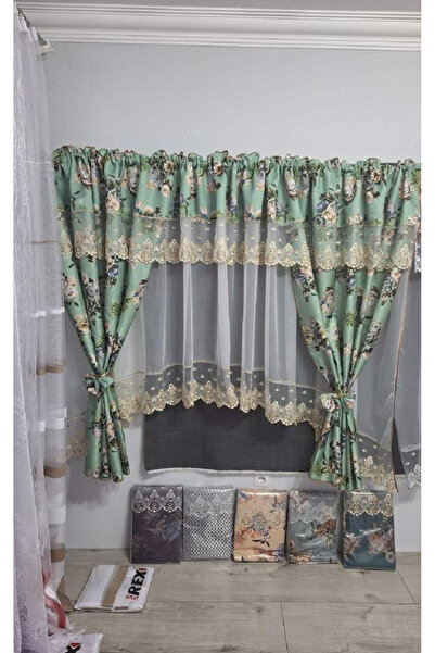 OEM Unique set of curtains + decorative drapes for living room bedroom, WIDTH...