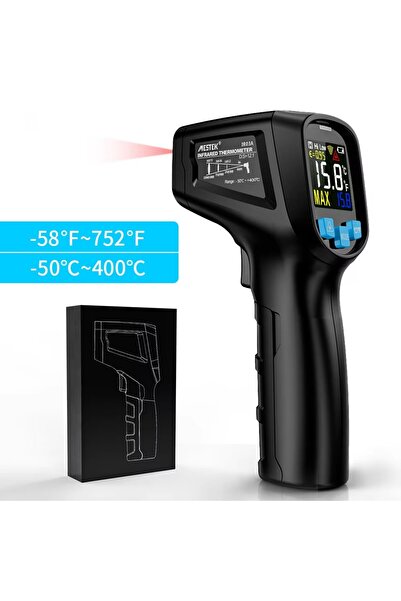 Choice4 مقياس حرارة رقمي بالأشعة تحت الحمراء من ميستيك IR03A، نطاق قياس درجة ...