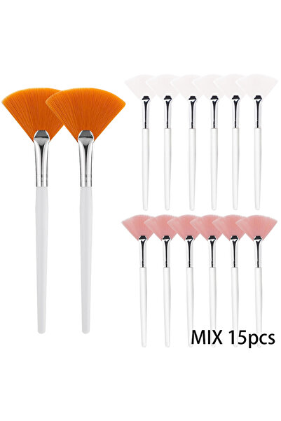 Choice9 مجموعة متنوعة من 15 قطعة (3/9/15 قطعة) من فرش أقنعة الوجه الناعمة، فر...