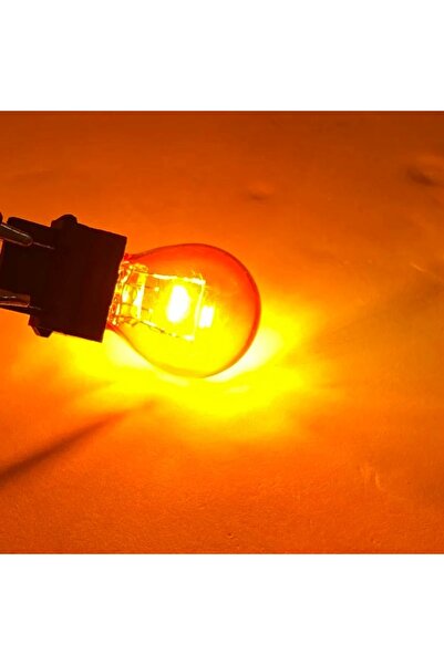 Choice3 3156 P27W T25 أصفر قطعتان T25 3157 3156 P27W مصباح إشارة انعطاف للسيا...