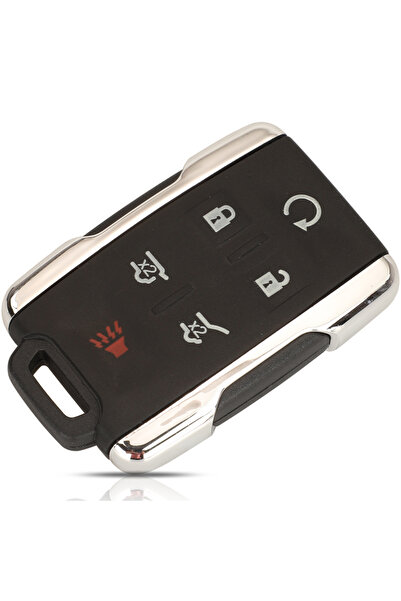 choice2 6 Buttons Chrome jingyuqin 3/4/5/6BTN Keyless Entry Case for GMC Yuko...