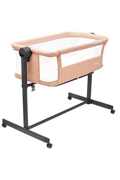 Babymix Rose Baby Mix bedside crib salmon