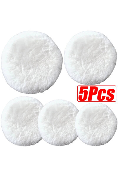 Choice3 مجموعة متنوعة من 5 قطع، قرص تلميع صوف 3/4/5/6/7 بوصة، للتلميع والتشمي...