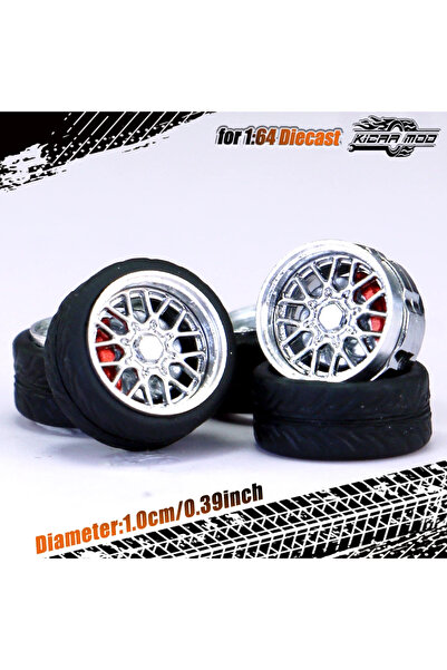 Choice9 عجلات سيارة نموذجية من نوع Kicarmod بمقياس 1/64 مطلية بالكهرباء، مصنو...
