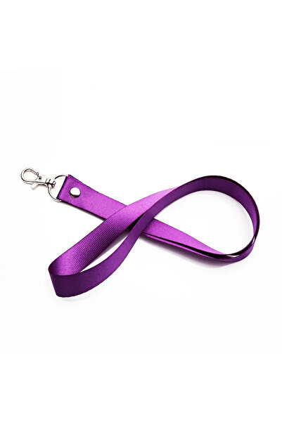 Choice11 Purple 1PCS Pure Color Lanyards Thicken Safety Hanging Neck Strap La...